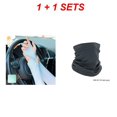 thumbnail image 1 of Manches de Refroidissement pour Soleil Manches de Sécurité Protection UV pour Bras Couverture de Bras Refroidissant Chauffant Course Golf Cyclisme Manches Longues Vert Ensemble, 1 of 6