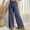 #Navy, variant on George Women's Plus Size Wide Leg Lounge Pants with Pockets,High Waisted Palazzo Trousers with Adjustable Tie Knot,Black,Size XL