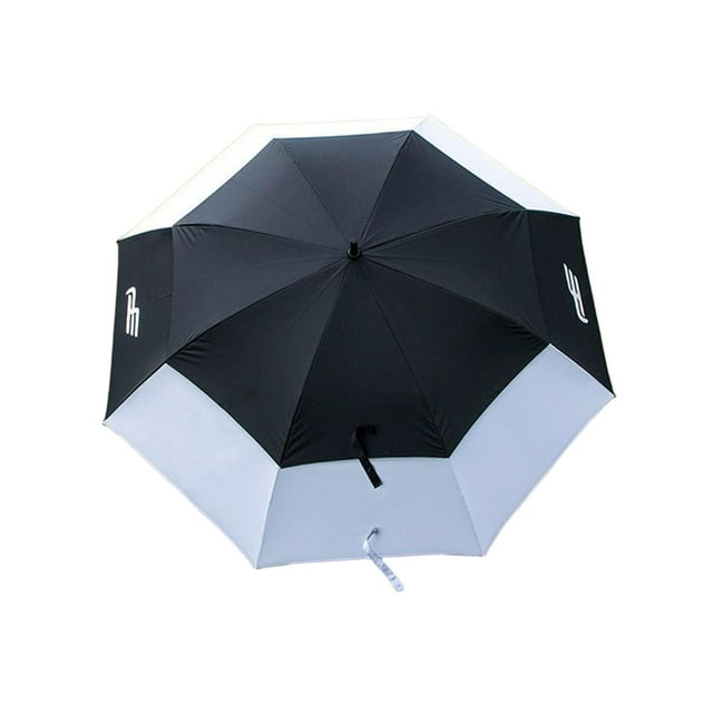 de Golf de 53 Pulgadas, de Apertura Automática a Prueba de Viento, Grande, Ventilado, Resistente Al Agua, Protección para Hombres Y Negro