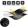 thumbnail image 3 of Funda reclinable impermeable de color negro, tela resistente al desgarro 420D con revestimiento interior de PVC, protector para silla colgante impermeable y a prueba de polvo, 3 of 7