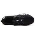 thumbnail image 3 of Sneakers for Men Slip on Fashion Sport Running Tennis Athletic Walking Shoes Gym Runner Trail Shoes Black White Size 9, 3 of 8