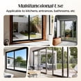thumbnail image 2 of 80/88 Zinc Alloy Pulley for PVC Windows & Doors, Sliding Door Window Pulley for Smooth Gliding, Double Wheel Door and Window Pulleys, Robust Window Pulleys of Metal for Home Hardware (flat, 4pcs), 2 of 7