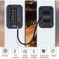 thumbnail image 4 of 2 Pack Coded Combination Refrigerator Locks, Child Safe Refrigerator Lock, Child Safety Cabinet Window Locks, Baby Door Lock - Black, 4 of 5