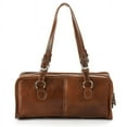 thumbnail image 4 of Amerileather Classy Belt Stitched Leather Satchel, 4 of 4