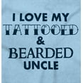 thumbnail image 2 of Love My Tattooed And Bearded Uncle Toddler Boy Girl T Shirt Infant Toddler Brisco Brands 6M, 2 of 6