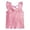 Pink, variant on Djtdsds Toddler Girls Ruffle Tank Top Back Ribbed Sleeveless Shirt Size:2-3 Years