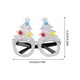 thumbnail image 2 of Adornos navideños, adornos navideños, regalos navideños, decoración navideña, gafas, festival, fiesta, disfraces, Papá Noel brillante, marco para ojos, accesorios para fotos navideñas, decoraciones fe, 2 of 5