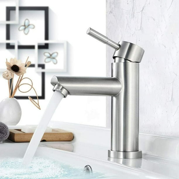 Monomando para lavabo de acero inoxidable hotsell