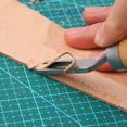 thumbnail image 2 of Yuarrent Práctico biselador de bordes para manualidades de cuero, 1 unidad, cuchillo biselador, herramienta artesanal de corte artesanal con mango de Suministros de marroquinería Yuarrent HA6156-00B, 2 of 6