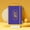 Purple#4, variant on A5 Coil Notebook | Elastic Closure | Durable Leather-Like Hard Cover | Medium-Weight Bleed-Resistant Paper | Table of Contents | Numbered Pages | Note Sections | 1 Pack | Portable Planner