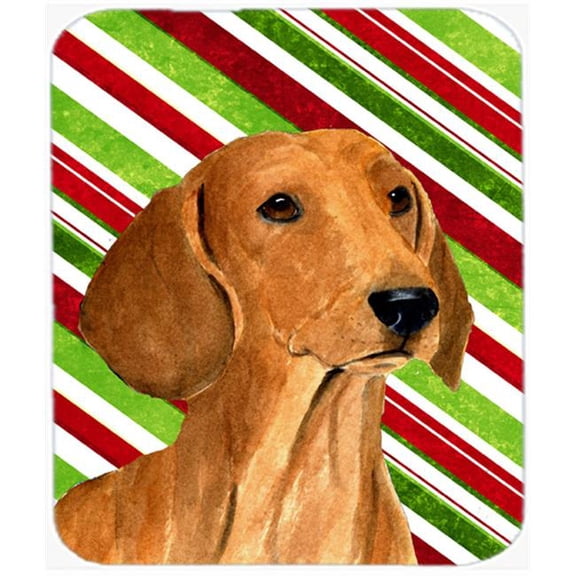 Carolines Treasures  Dachshund Candy Cane Holiday Christmas Mouse Pad