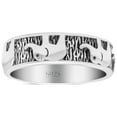 thumbnail image 2 of Elephant Filigree Animal Spinner Stylish Ring Band 925 Sterling Silver Size 6, 2 of 5