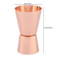 thumbnail image 4 of Rose Red Jigger, Drink Measure, Double Sided Exquisite For Home Kitchen, 4 of 8