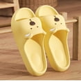 thumbnail image 5 of LIJCC Women Men Cartoon Bear Cute Funny Kawaii Slides Slippers Open Toe Slides Non-Slip Shower Shoes Soft House Anti Slip Cloud Slippers for Indoor & Outdoor, 5 of 6