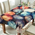 thumbnail image 4 of 60"x90" Easter Bunny Eggs Tablecloth, Waterproof Washable Polyester Square Table Cover Durable Tablecloth for Kitchen Dining Table Party Decor, 4 of 7