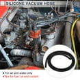 thumbnail image 2 of 1 Pcs Universal Silicone Vacuum Tubing Hose High Temperature 3.3FT 1/8" 3mm ID 3mm Thickness Automotive Vacuum Line 130PSI Max Pressure Black Silicone, 2 of 7
