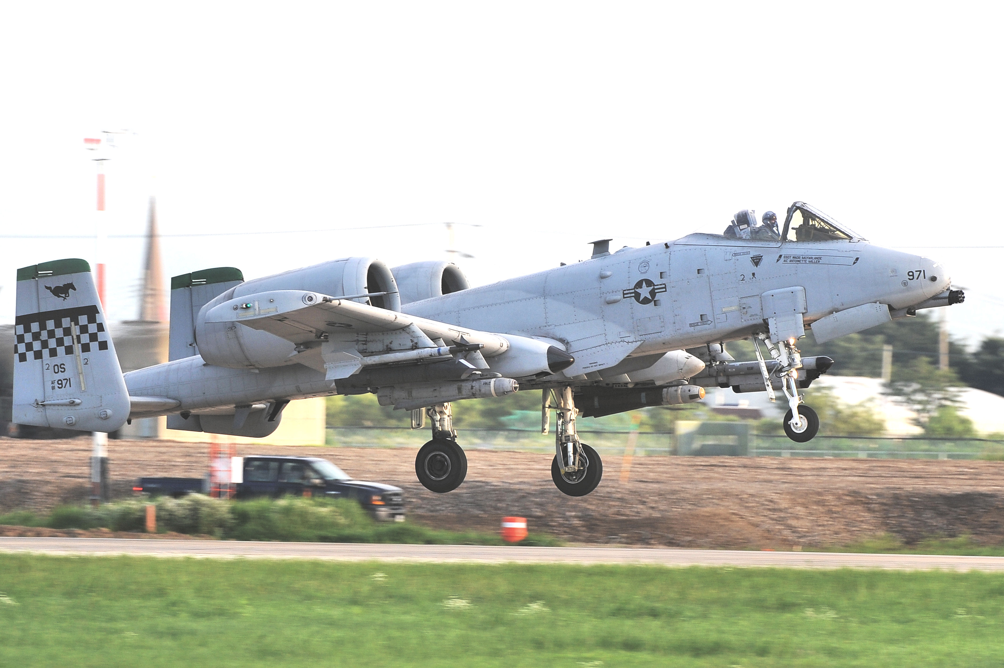 LAMINATED POSTER 25th Fighter Squadron Fairchild Republic A-10C