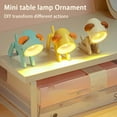 thumbnail image 2 of Bingirl Mini Led Night Light Cartoon Cute Dog Deer Shape Table Lamp Ornaments Desktop Mobile Phone Bracket, 2 of 9