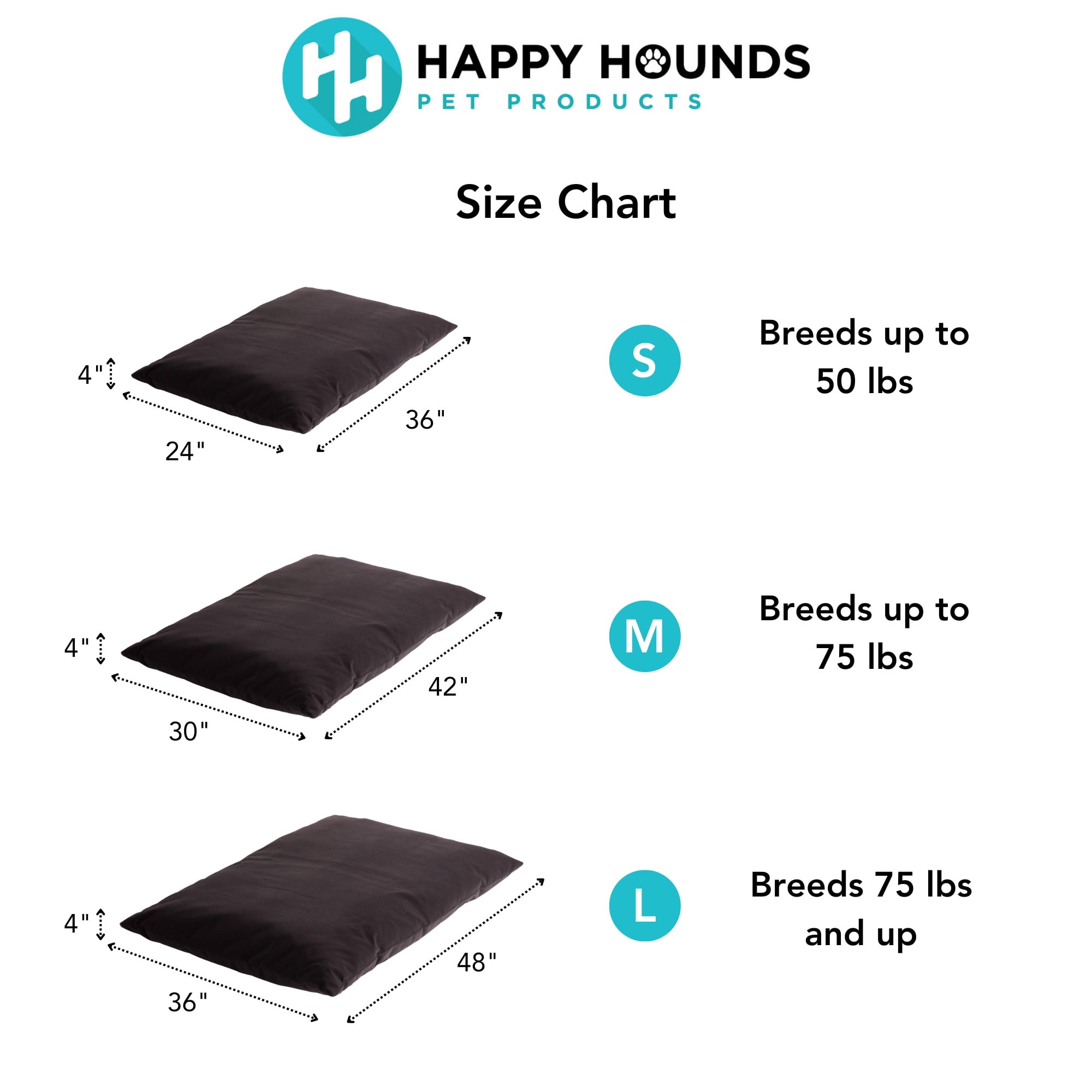 Happy Hounds Charlie Corduroy Reversible Throw Dog Bed, Large (48" x 36"), Sage Green