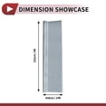 thumbnail image 4 of Unique Bargains Silver Tone Carbon Fiber Pattern Protective Car Wrap Film 14ft x 5ft Exterior Interior Vinyl Wrap Cover 5.5mil 1 Pc Universal, 4 of 7