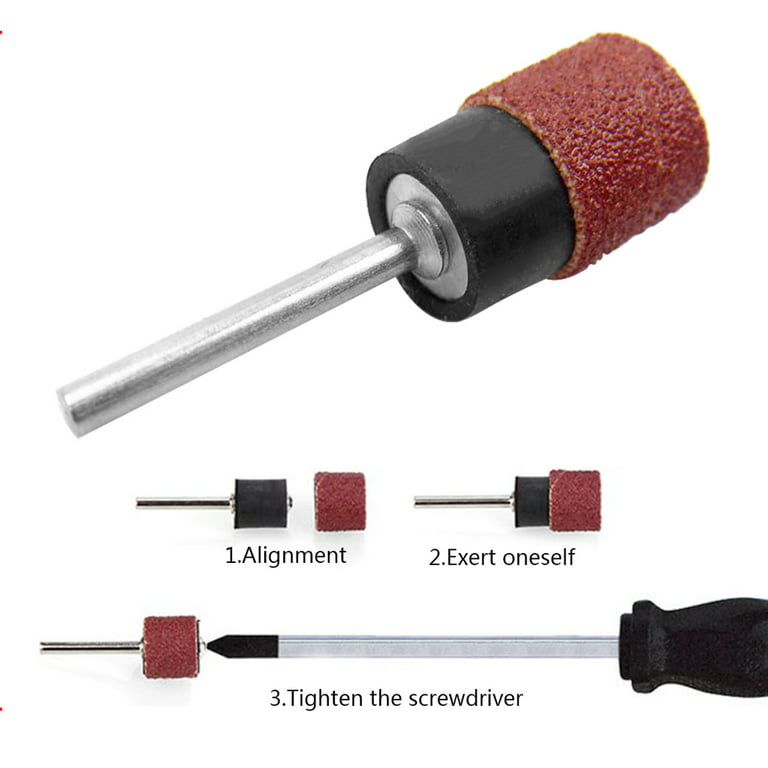 50/100Pcs Sanding Drum Kit For Nail Drill Bits Dremel Rotary Tool  Accessories