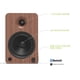 thumbnail image 3 of Par de altavoces de estantería Kanto YU6 Walnut de 200 W con Bluetooth, 3 of 9
