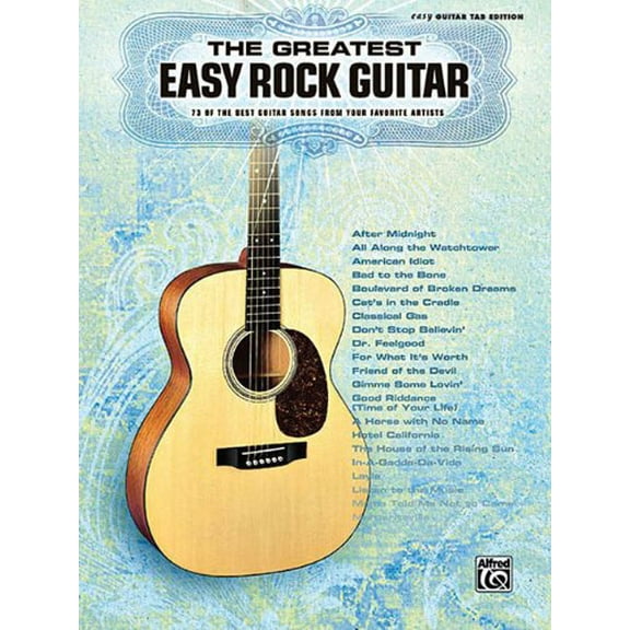 Pre-Owned The Greatest Easy Rock Guitar (Paperback) 0739046136 9780739046135
