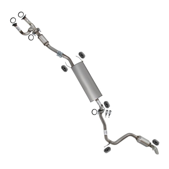 Northeastern Exhaust EPA Approved Y-Pipe Rear Catalytic Muffler Resonator Kit Fits 2006–2010 Toyota RAV4 3.5L Direct Fit