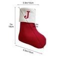 thumbnail image 3 of Personalized Christmas Stocking for Kids,Embroidered Letter Stocking,7x5.5 Inch Children's Candy Gift Bag,Holiday Fireplace Mantel Decor,Xmas Gift Sack, 3 of 6