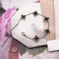 thumbnail image 1 of Lucky Clover Bracelet 18k Gold Plated Bracelets Jewelry Gift For Women Girls, 1 of 2