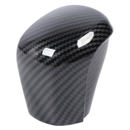 LAZIOEGR Carbon Fiber Style Gear Shift Knob Cover Prevent Scratch Decorative Shift Handball Trim Interior Accessories Compatible with Toyota Yaris Cross XP210 2023 2024 Automatic Transmission