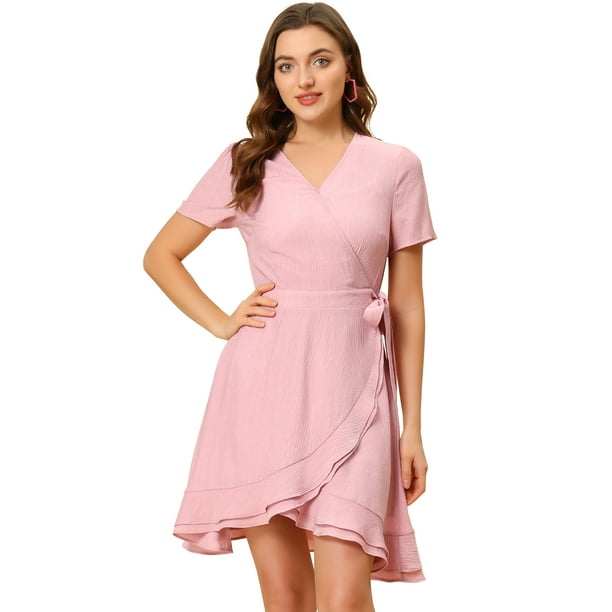 Vestido Casual Vestido Cruzado Invierno Vestido Cruzado Para Mujer