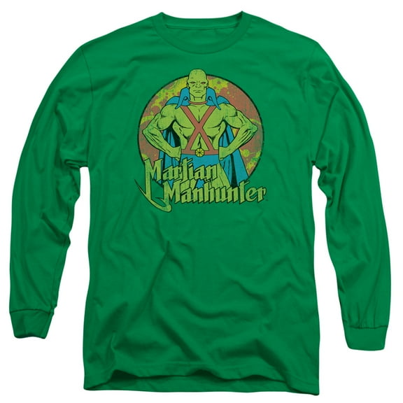 Dc - Martian Manhunter - Long Sleeve Shirt - XXX-Large