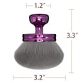 thumbnail image 2 of Brocha de maquillaje corporal BABYSHEEP Blend & Blur Extra Large Purple, 2 of 7
