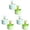 A*3, variant on Sink Strainer Basket Set - Rabbit Ear Kitchen Drain Filter - Flexible Silicone Food Catcher for Sinks - 2-Pack - 2 Sets - Green and Teal