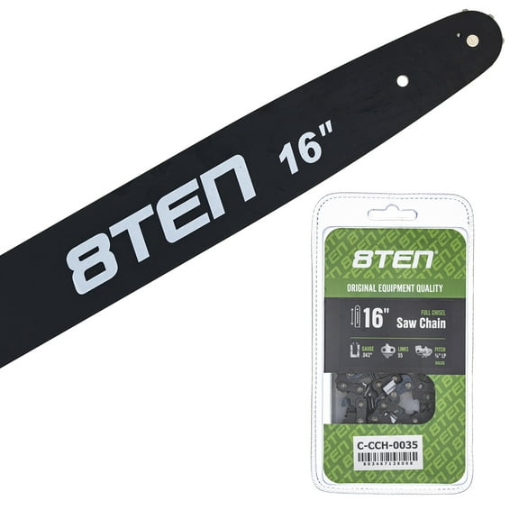 8TEN 16" Chainsaw Bar & Chain .043 3/8LP 55DL for Stihl 009 MK1010244