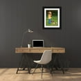 thumbnail image 3 of Dudley, June 19x24 Black Ornate Wood Framed with Double Matting Museum Art Print Titled - Play Time, 3 of 4