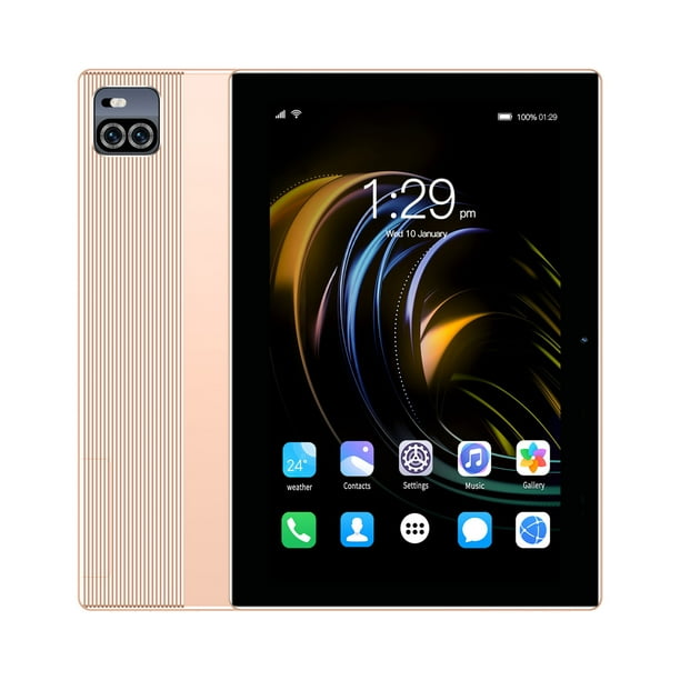 Pisexur Electronics para hombres, tableta HD de 10.1 pulgadas de grosor, WiFi, Bluetooth, 10 núcleos, llamadas de voz, juegos, compatible con función de comunicación SIM, cámaras duales frontal y tra
