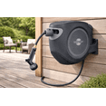 thumbnail image 2 of Sunneday 100ft Retractable Hose Reel 5/8 | Automatic Retractable Hose Reel w/Wall Mount | Easy to Assemble Water Hose Reel w/Flexible Swivel Mount | Retractable Garden Hose Reel (100ft.Black/Gray), 2 of 7
