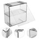 thumbnail image 5 of GOOHOCHY Vitrina acrílica para coleccionables, vitrina de doble capa para modelos de coches, caja de almacenamiento transparente, contenedor para modelos de coches, organizador de vitrina., 5 of 8