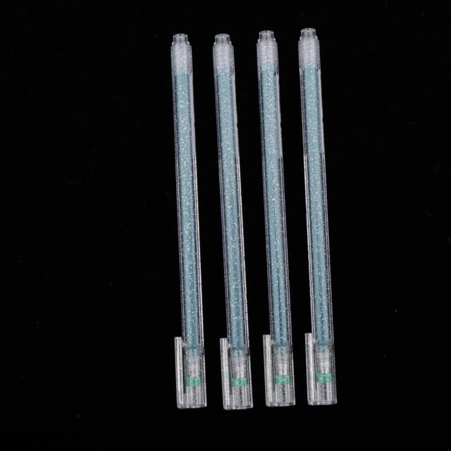 4 bolígrafos con para rocas, diarios de álbumes de recortes, álbumes de fotografía, cartulinas, proyectos de papel, colorear Verde Macarena Bolígrafos de gel con purpurina