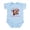 Sky Blue, variant on CafePress - Fire Truck Future Firefighter Infant Bodysuit - Baby Light Bodysuit, Size Newborn - 24 Months