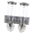 thumbnail image 4 of Dispensador de cereales para alimentos secos, contenedor de almacenamiento de alimentos para cocina, decoración conveniente Plata, 4 of 9