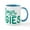 White/Blue Inside, variant on CafePress - Eat Your Veggies Mug - 11 oz Ceramic Mug - Novelty Coffee Tea Cup