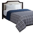 thumbnail image 1 of Mainstays Plaid Grey Comforter, Double/Queen, 1 of 5