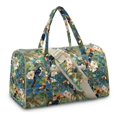 thumbnail image 2 of Garronmavis Large Quilted Duffle Bag for Women Tropical Toucan Floral Print Weekender Travel Carry On Overnight Gym Dance Tote Bag with Zipper Pockets, 2 of 7