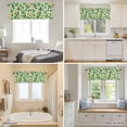 thumbnail image 5 of St Patrick's Day Clovers Hat Coin Valances for Windows,Kitchen Valance Rod Pocket Short Curtain, Green Heart Shamrocks Leaf Valance Curtain Window Valances for Bedroom Bathroom Living Room 60x18in, 5 of 9