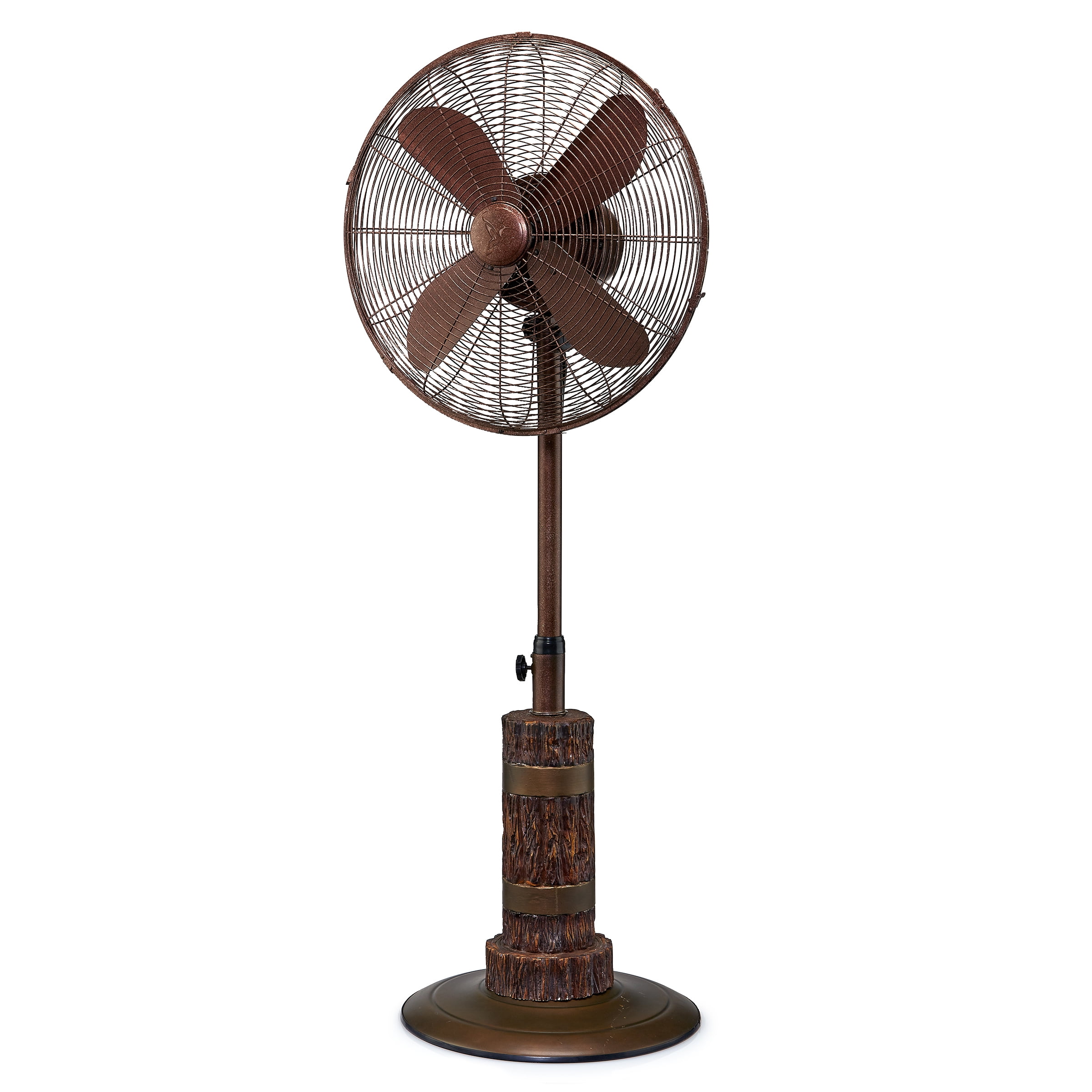 DecoBREEZE Adjustable Height Oscillating Outdoor Pedestal Fan, 18-Inch, Terra - Walmart.com 