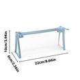 thumbnail image 3 of Lksixu Pencil Case Durable Pencil Pouch Transparent Triangular Pencil Case Stationery Storage Bag Student Large Capacity Zipper Storage Bag Stationery Organizer Travel Cosmetic Storage Bag, 3 of 5