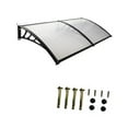 thumbnail image 1 of Toldo para puerta, toldo para ventana, piezas de protección contra la nieve fáciles de usar, accesorios para marquesina para puerta, residencial, al Largo por pared 240cm, 1 of 8